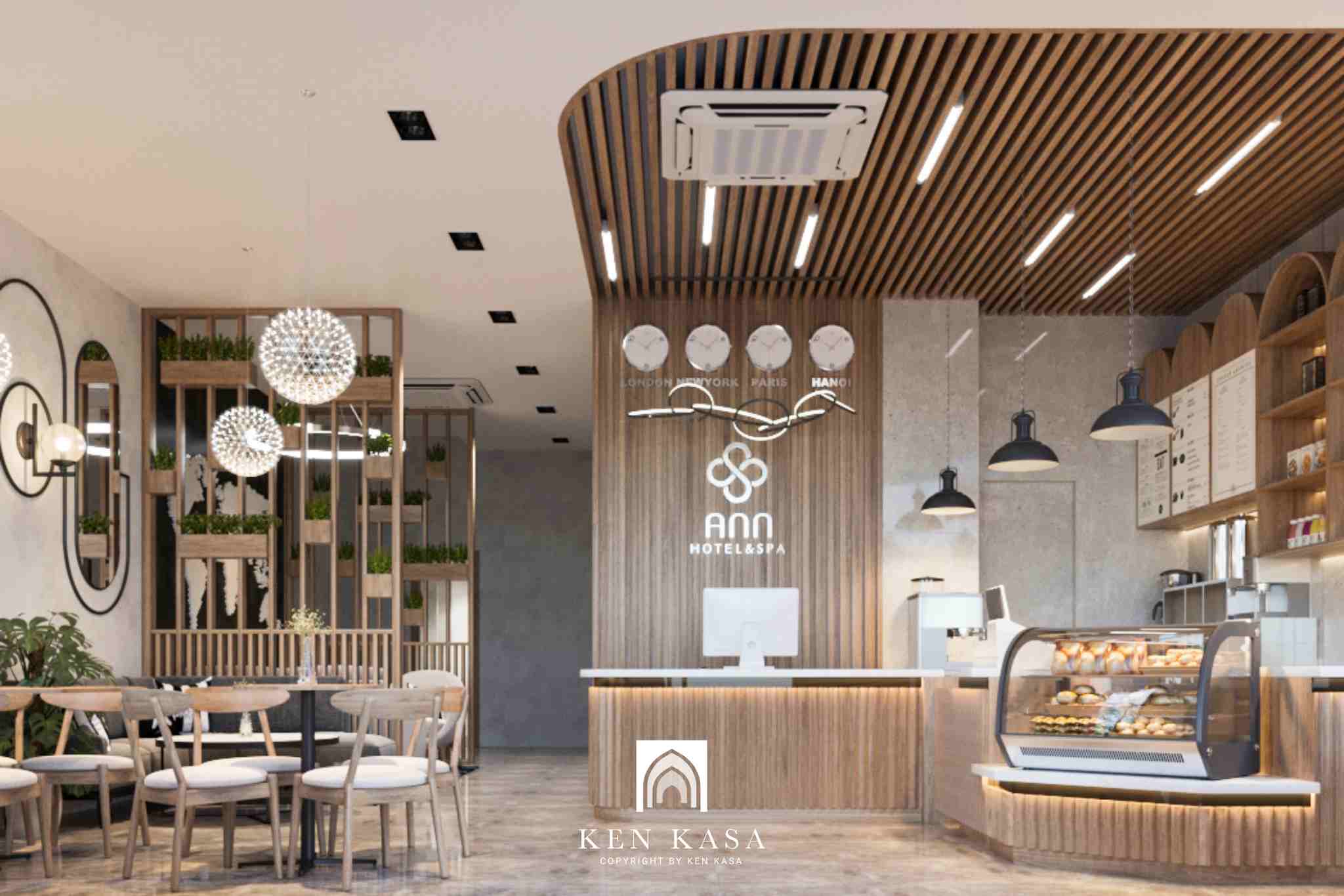 Nội thất quán cafe tại Ann Hotel & Spa